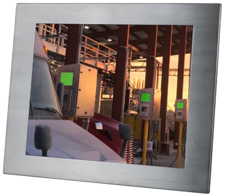 loadout touch screen stainless steel monitor