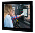 15” bezel-less touchscreen