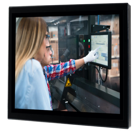 15” bezel-less touchscreen
