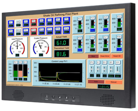 15.6” touch screen monitor surface capacitive touch