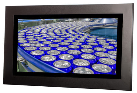 18.5" Panel-Mount Industrial Touch Screen Monitor