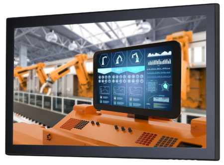 18.5” bezel less monitor, touch screens