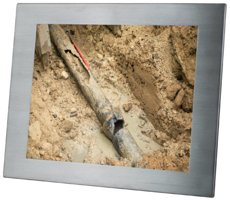 19" Panel-Mount Waterproof Industrial P-Cap TouchScreen Monitor
