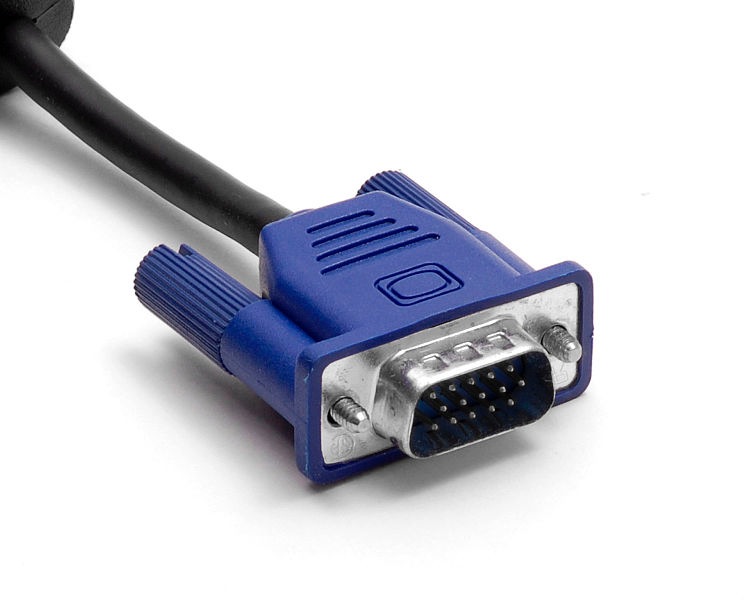 A VGA cable