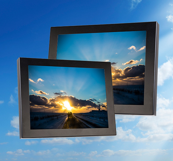sunlight readable monitors, outdoor lcd monitor