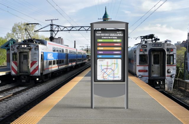 mass transit digital signage