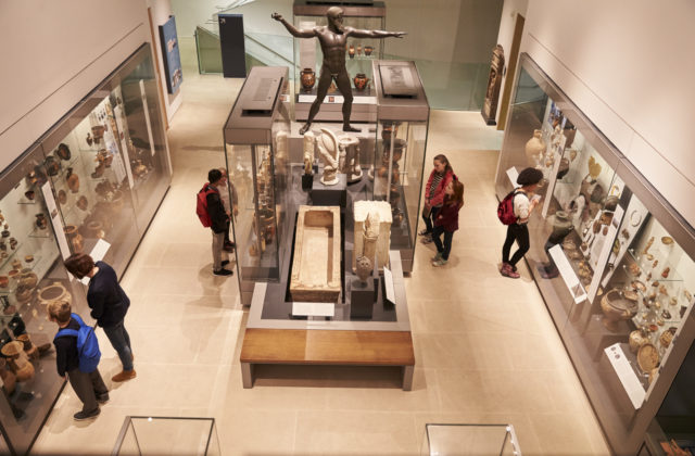 Square Monitors for Museum Exhibits