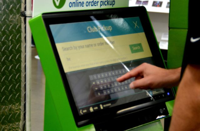 Touch-screen for kiosk