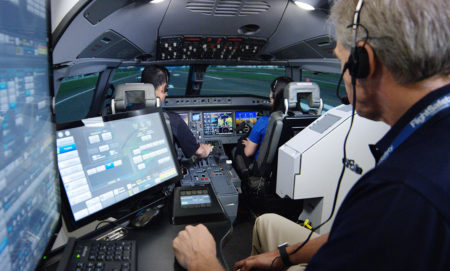 flight simulator monitor
